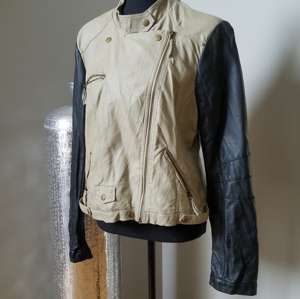 5|48 Faux Leather Jacket